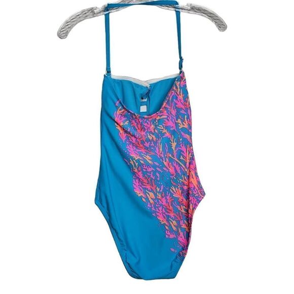 Lilly Pulitzer Teslee One Piece Swimsuit in Turquoise Oasis Size 0 - Picture 8 of 11